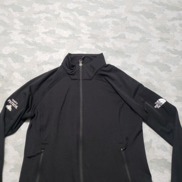The North Face Sweatshirt Womens Medium Black Full Zip Long Sleeve Branded - Picture 3 of 12